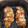 Chicken Breasts Stuffed with Cheese and Wrapped in Bacon in the Air Fryer