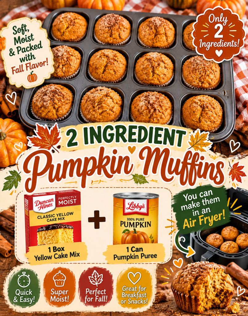 Air Fryer Pumpkin Cupcake