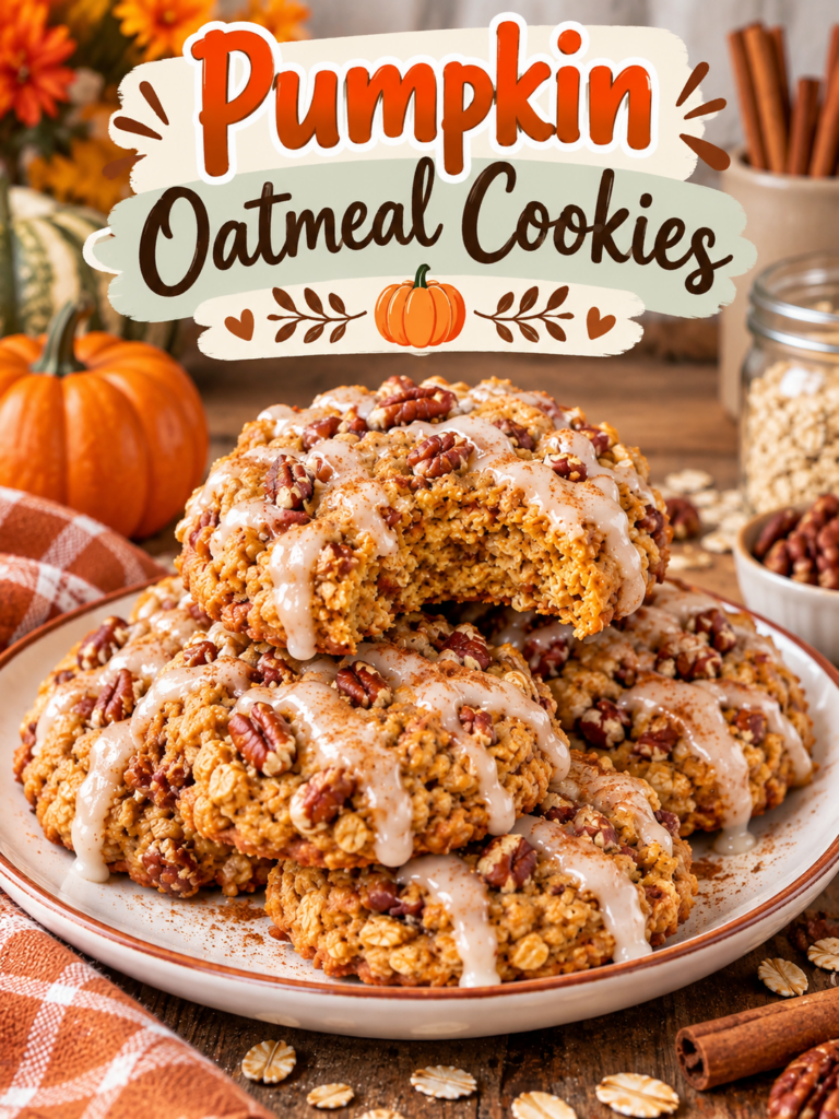 Pumpkin Oatmeal Cookies
