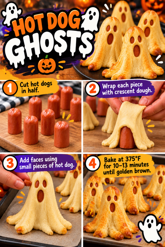 Air Fryer Mummy Hot Dogs