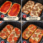Air Fryer Sausage Pizza