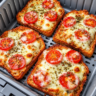 Air Fryer Cheesy Tomato Toast