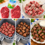 2 Ingredient Air Fryer Steak Bites