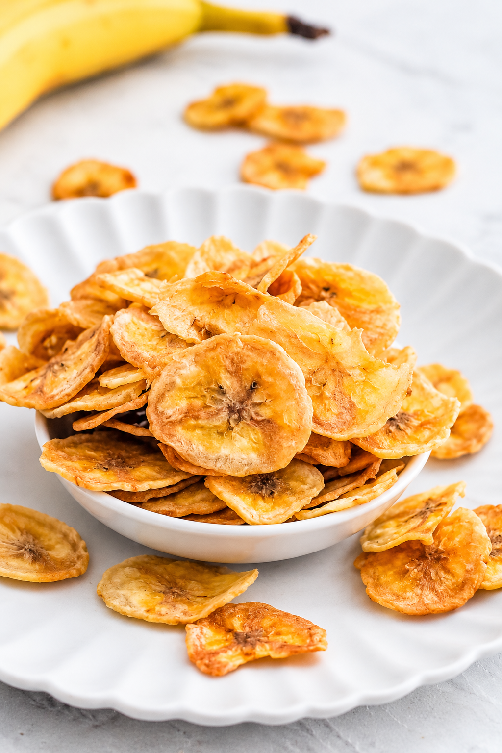 Air fryer banana chips