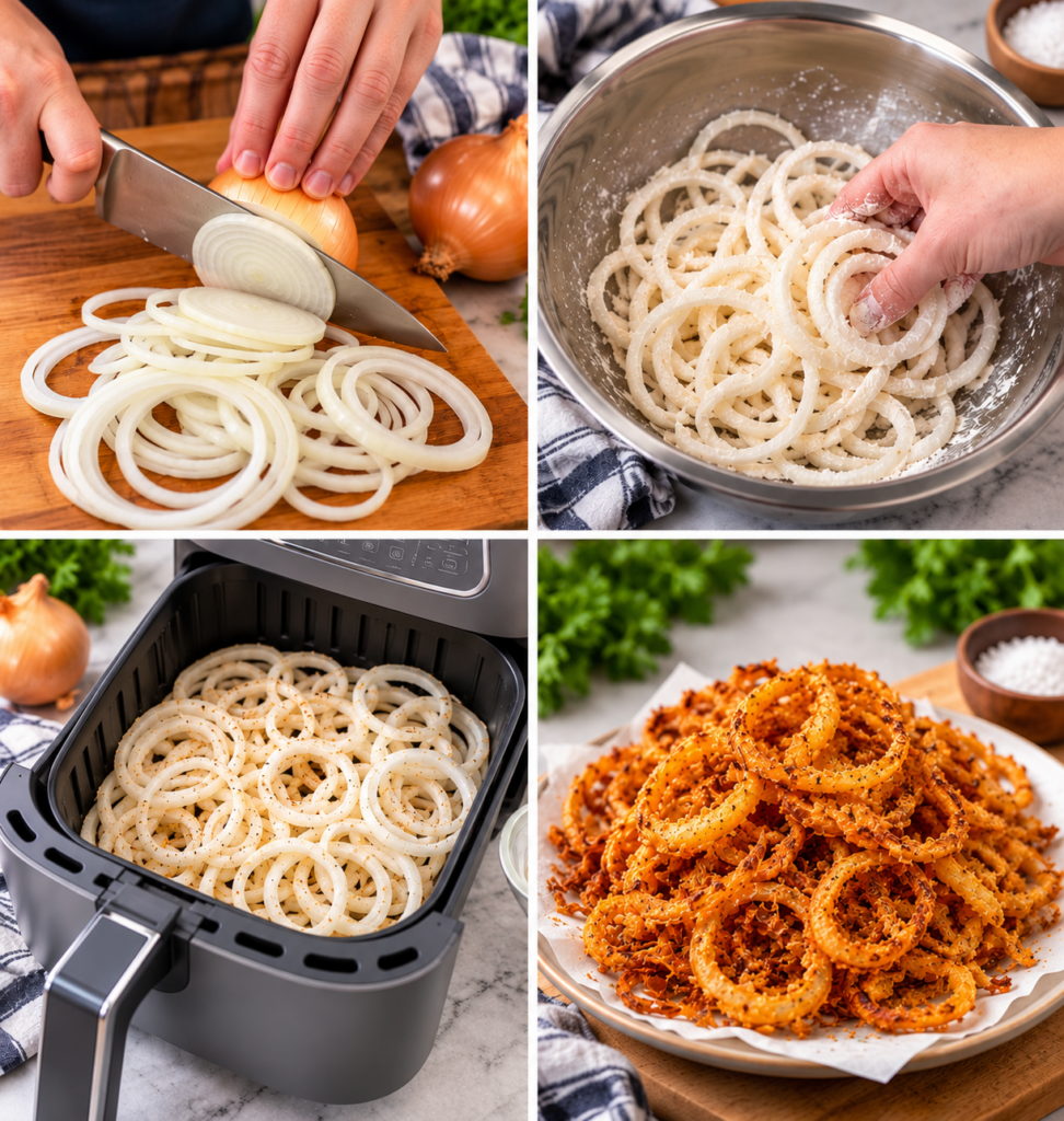 Crispy Air Fryer Onion Rings