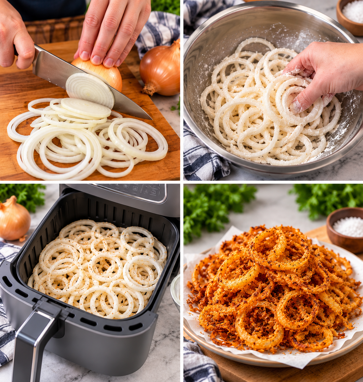 Crispy Air Fryer Onion Rings