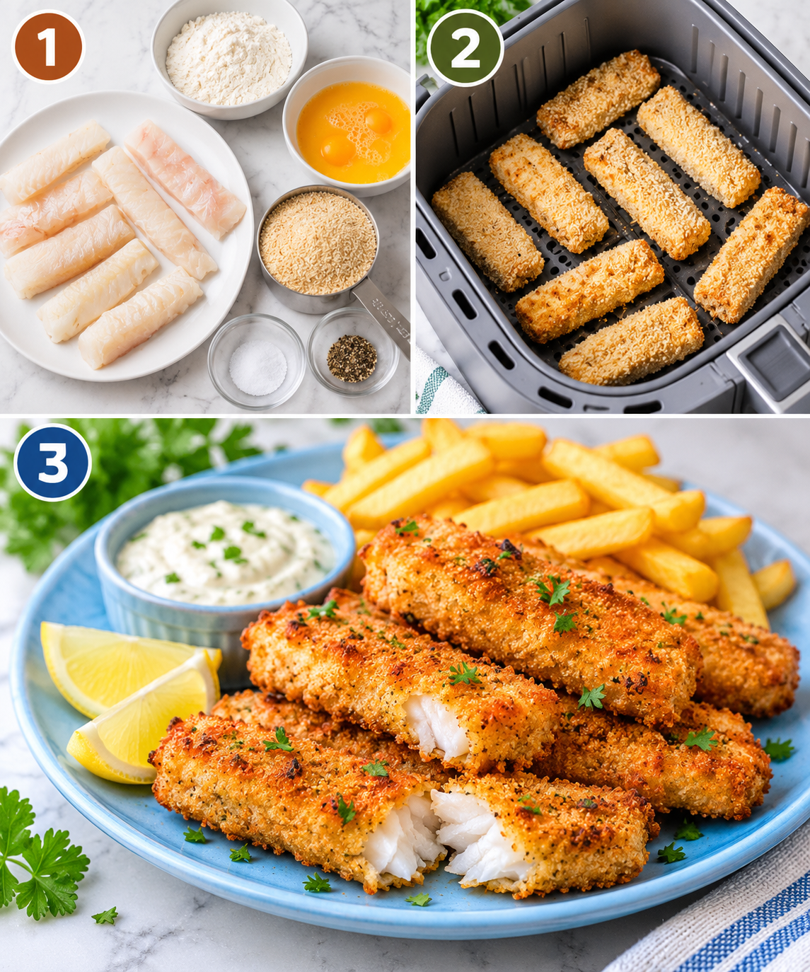 Air Fryer Fish Fingers