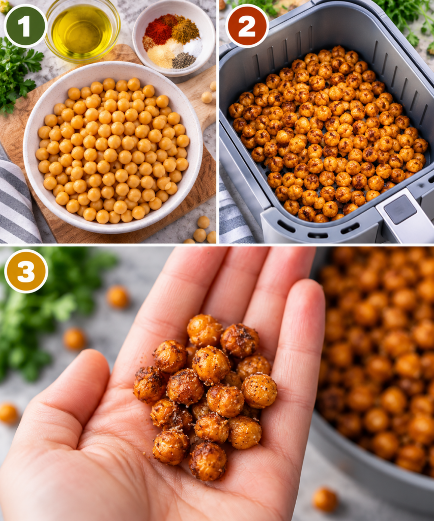 Air Fryer Chickpeas