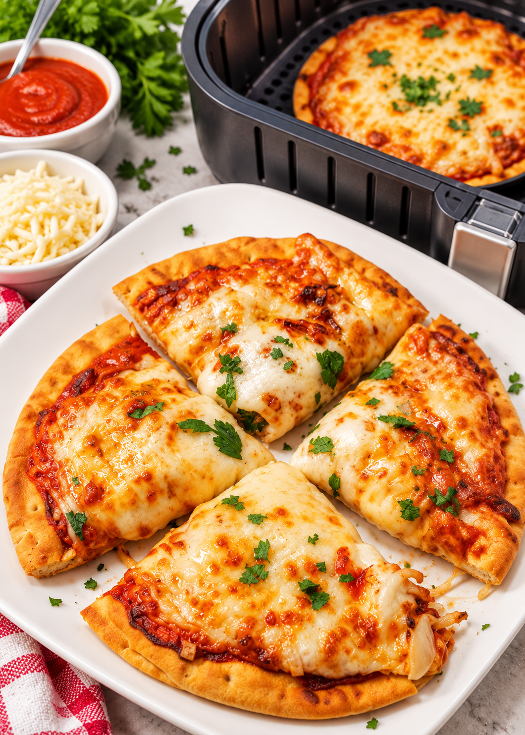 Air Fryer Pita Pizza Recipe