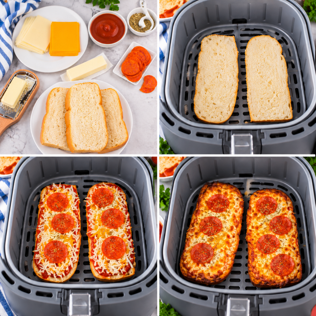 Air Fryer French Bread Pizza