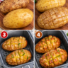 Air Fryer Blooming Baked Potatoes