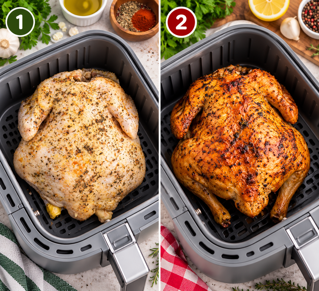 Whole Chicken in the Air Fryer