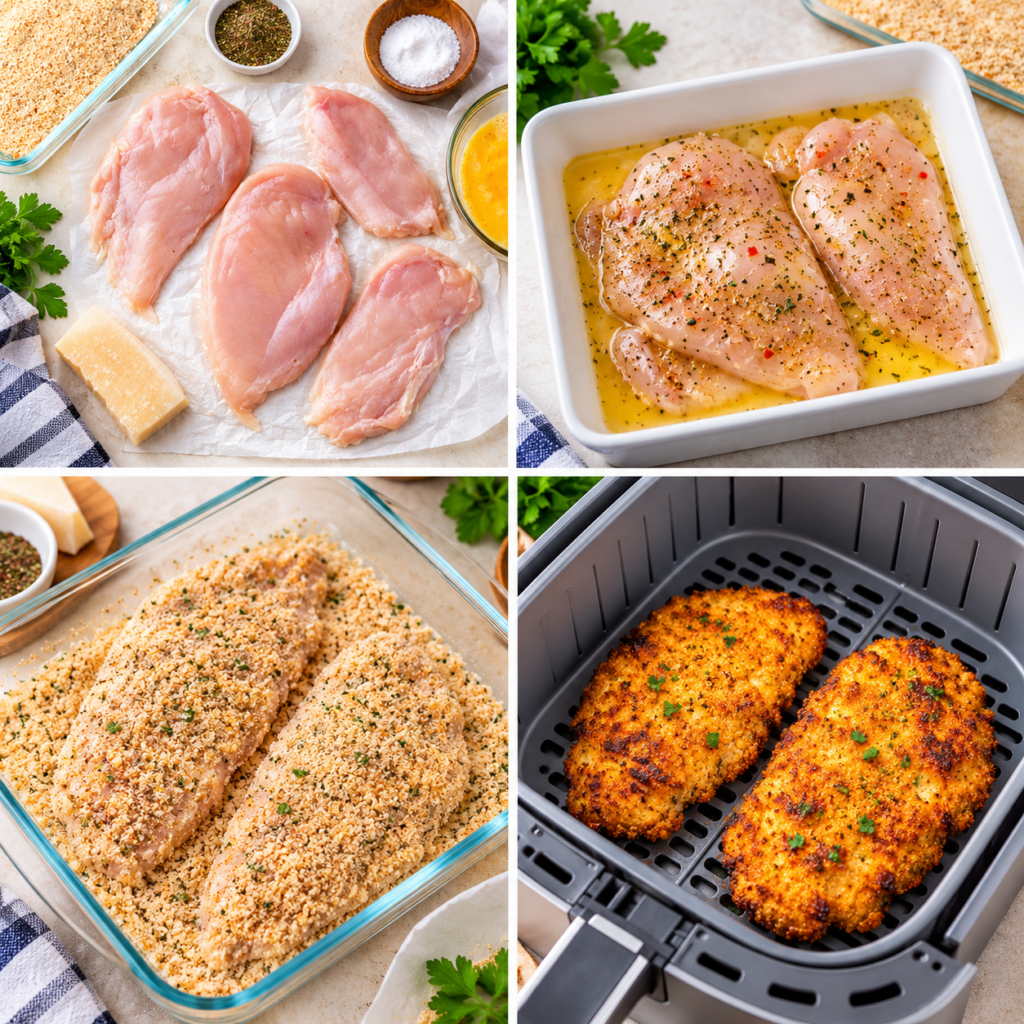 Air Fryer Chicken Cutlets